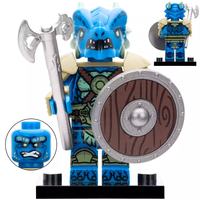 Dragon Clan Warriors Block Figures Set of 4pcs