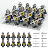 15th Century German Castle Knights Block Figures Set of 12pcs