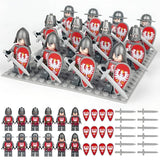 15th Century Polish Castle Knights Block Figures Set of 12pcs