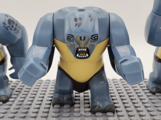 Lord the Rings Cave Trolls Minifigures Set 3pcs (9cm Block Figures)