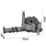 Lord the Rings Helms Deep MOC Building Set With 100 Block Figures