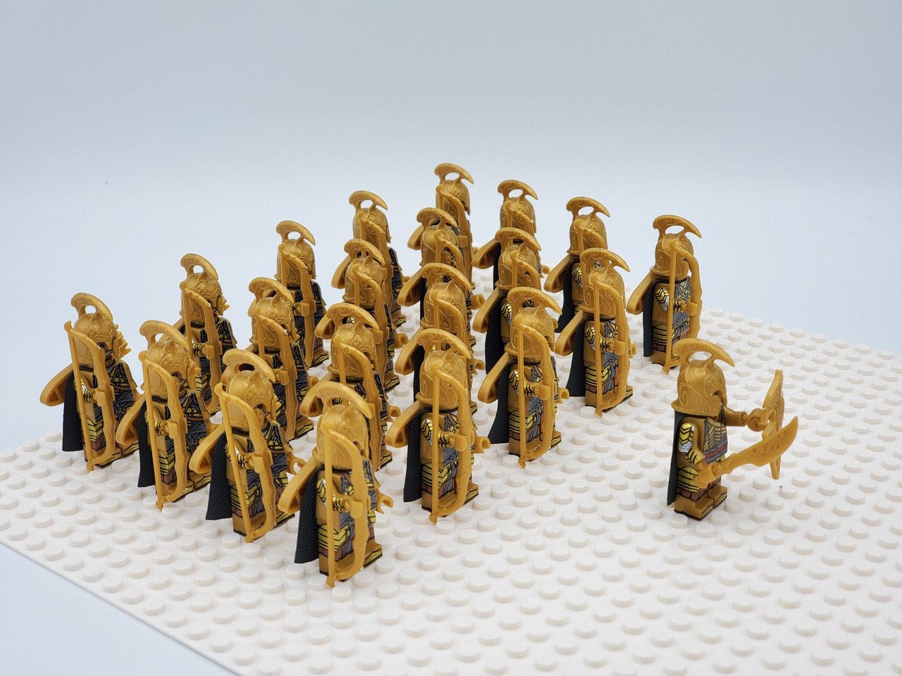 Lord the Rings High Elves Bows Block Figures Set 21pcs