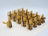 Lord the Rings High Elves Bows Block Figures Set 21pcs