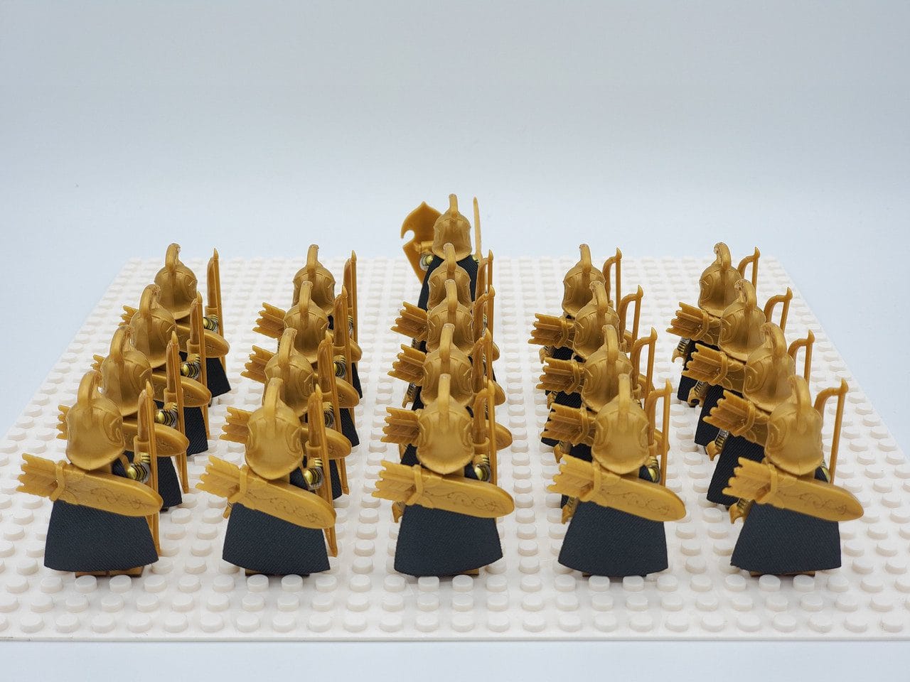 Lord the Rings High Elves Bows Block Figures Set 21pcs