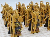 Lord the Rings High Elves Bows Block Figures Set 21pcs