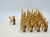 Lord the Rings High Elves Spears Block Figures Set 21pcs
