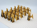 Lord the Rings High Elves Swords Block Figures Set 21pcs