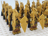 Lord the Rings High Elves Swords Block Figures Set 21pcs