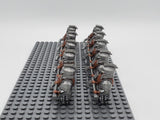 Lord the Rings Iron Hill Dwarves Axes Block Figures Set 10pcs