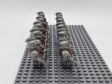 Lord the Rings Iron Hill Dwarves Axes Block Figures Set 10pcs