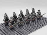 Lord the Rings Iron Hill Dwarves Great Swords Block Figures Set 10pcs