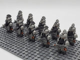Lord the Rings Iron Hill Dwarves Great Swords Block Figures Set 10pcs