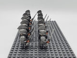 Lord the Rings Iron Hill Dwarves Great Swords Block Figures Set 10pcs