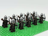 Lord the Rings Riders Rohan Archers Block Figures Set 10pcs