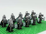 Lord the Rings Riders Rohan Axes Block Figures Set 10pcs