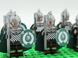 Lord the Rings Riders Rohan Axes Block Figures Set 10pcs