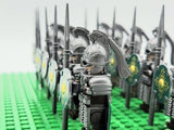 Lord the Rings Riders Rohan Lances Block Figures Set 10pcs