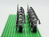 Lord the Rings Riders Rohan Lances Block Figures Set 10pcs