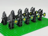 Lord the Rings Riders Rohan Long Axes Block Figures Set 10pcs