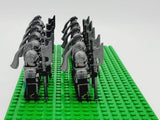 Lord the Rings Riders Rohan Long Axes Block Figures Set 10pcs