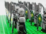Lord the Rings Riders Rohan Long Axes Block Figures Set 10pcs