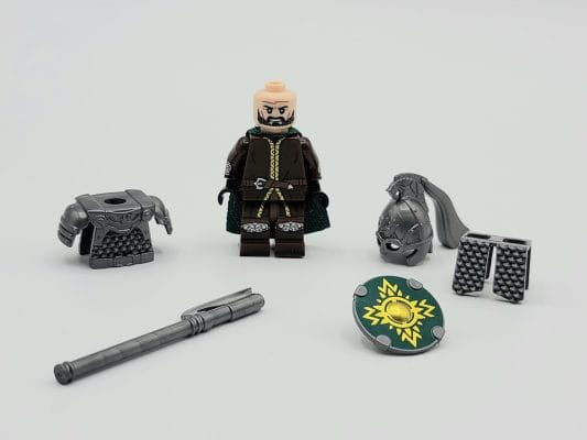 Lord the Rings Riders Rohan Long Axes Block Figures Set 10pcs