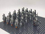 Lord the Rings Uruk-Hai Heavy Swords Block Figures Set 21pcs