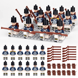 Napoleonic Wars French Musketeer Style 2 Block Figures Set