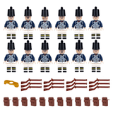 Napoleonic Wars French Musketeer Style 2 Block Figures Set