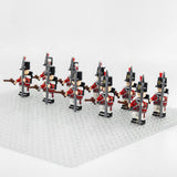 Napoleonic Wars British Royal NCO’s Block Figures Set of 10pcs