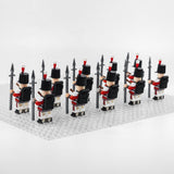 Napoleonic Wars British Royal NCO’s Block Figures Set of 10pcs