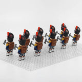 Napoleonic Wars French Sappers Block Figures Set of 10pcs