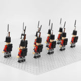 Napoleonic Wars K.G.L. Line Infantry Block Figures Set of 10pcs
