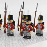 Napoleonic Wars K.G.L. Line Infantry Block Figures Set of 10pcs