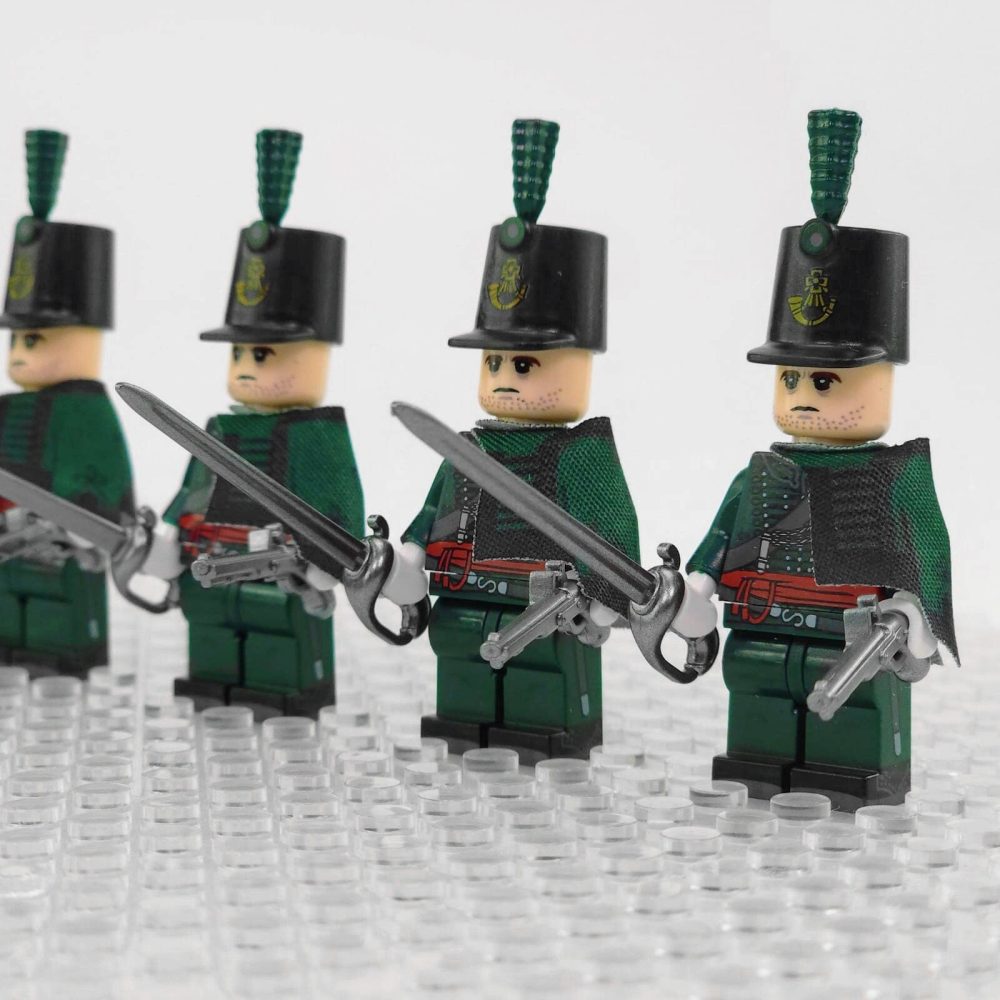 Napoleonic Wars Officer Of the 95th Regiment Block Figures Set of 5pcs