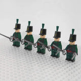 Napoleonic Wars Officer Of the 95th Regiment Block Figures Set of 5pcs