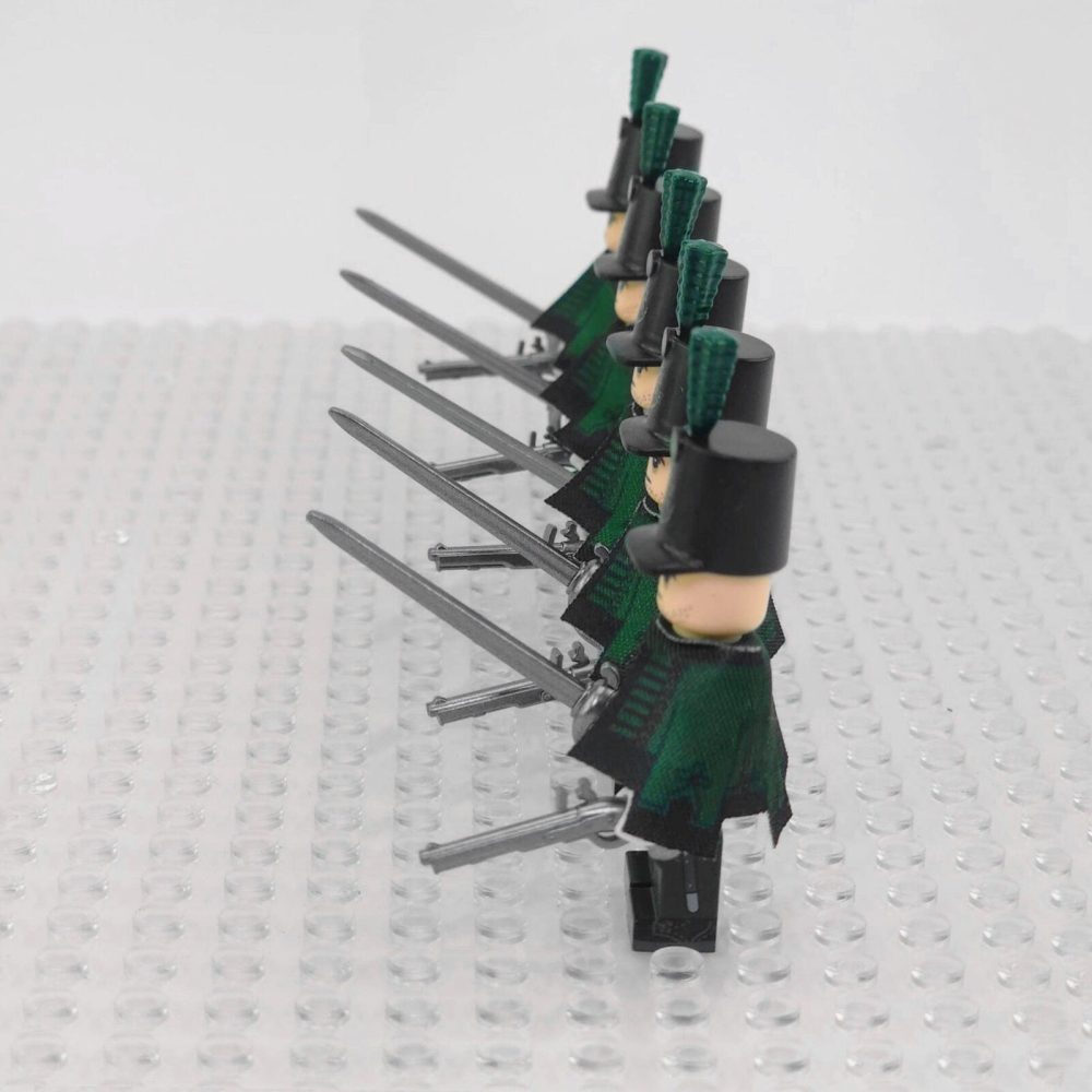 Napoleonic Wars Officer Of the 95th Regiment Block Figures Set of 5pcs