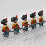 Napoleonic Wars Officer Of the Highland Infantry Block Figures Set of 5pcs