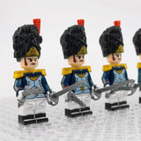 Napoleonic Wars Officer Of the Old Grenadiers Block Figures Set of 5pcs