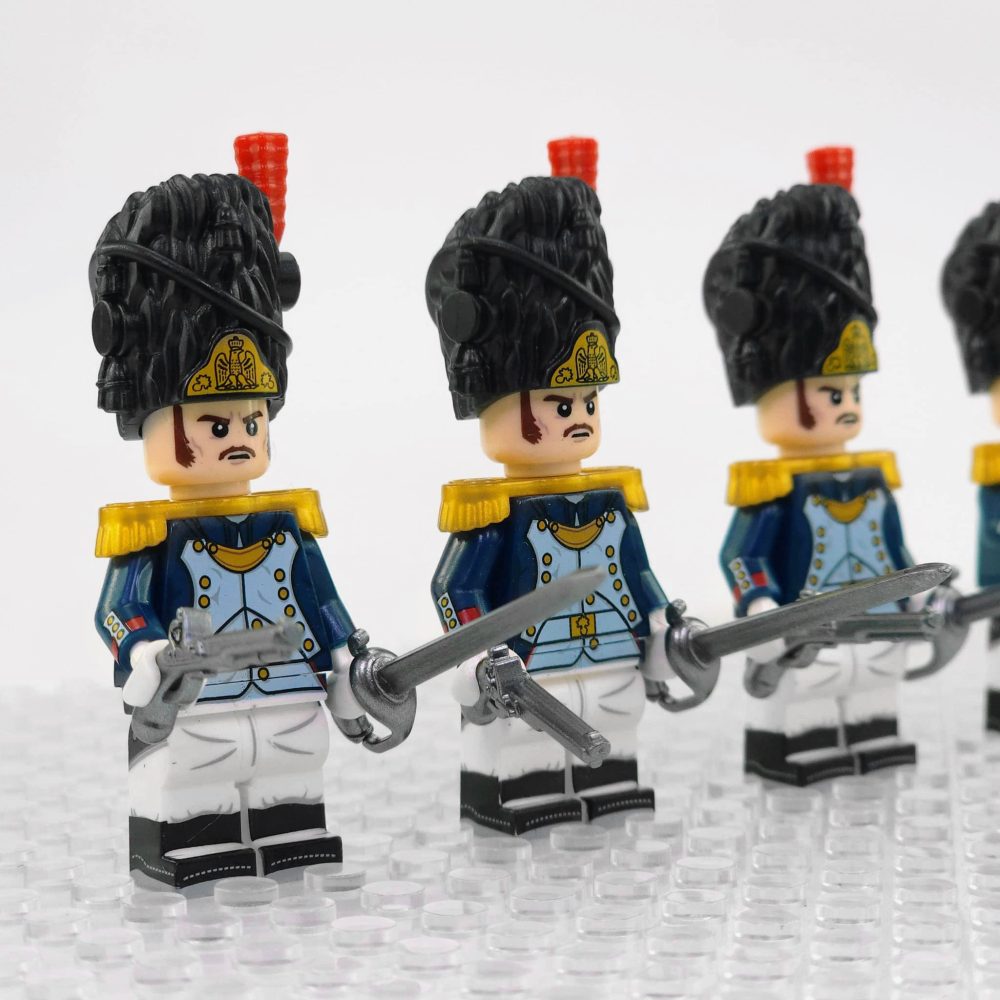 Napoleonic Wars Officer Of the Old Grenadiers Block Figures Set of 5pcs