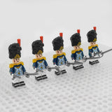 Napoleonic Wars Officer Of the Old Grenadiers Block Figures Set of 5pcs
