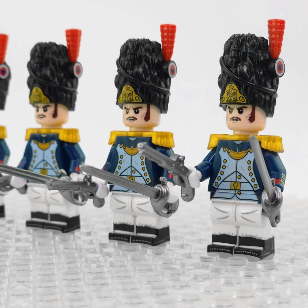 Napoleonic Wars Officer Of the Old Grenadiers Block Figures Set of 5pcs