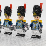 Napoleonic Wars Officer Of the Old Grenadiers Block Figures Set of 5pcs