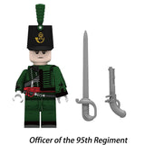 Napoleonic Wars Offices and Captains Block Figures
