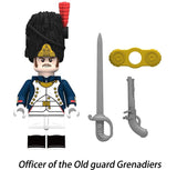 Napoleonic Wars Offices and Captains Block Figures
