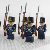 Napoleonic Wars Portuguese Line Infantry Block Figures Set of 10pcs