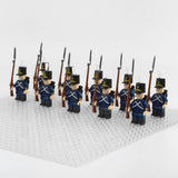 Napoleonic Wars Portuguese Line Infantry Block Figures Set of 10pcs