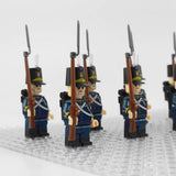 Napoleonic Wars Portuguese Line Infantry Block Figures Set of 10pcs