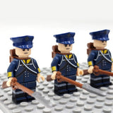 Napoleonic Wars Prussian Landwehr Block Figures Set of 5pcs