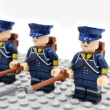 Napoleonic Wars Prussian Landwehr Block Figures Set of 5pcs